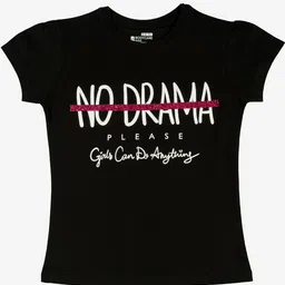 Bodycare Girls Typography Printed Round Neck T-shirt-picture-28