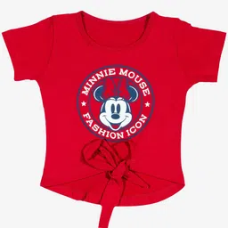 Bodycare Girls Graphic Minnie Mouse Printed Cotton T-shirt-image-71