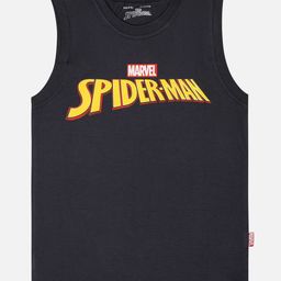 Bodycare Boys Spider Man Printed  Sleeveless Cotton T-shirt-image-8