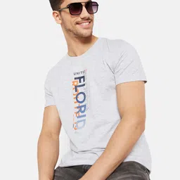 Octave Typography Printed Cotton T-shirt-image-18