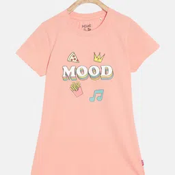 DIXCY SCOTT Slimz Girls Typography Printed T-shirt-58