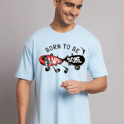 The Modern Soul Typography Printed Oversized Fit T-shirt-image-28