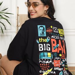 Fabflee Graphic  Printed Oversized Cotton T-shirt-picture-26