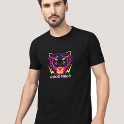 Greylongg Graphic Printed Round Neck T-shirt-image-98