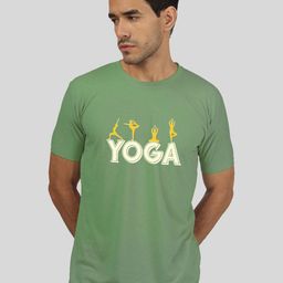 Greylongg Men Typography Printed Applique T-shirt-image-95