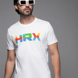 HRX by Hrithik Roshan Men Typography Printed Round Neck T-shirt-image-12