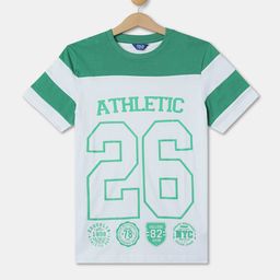 R&B Boys Varsity Printed Cotton Relaxed Fit T-shirt-picture-18