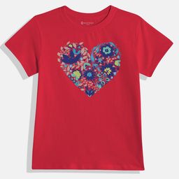 Huetrap Girls Graphic Printed Pure Cotton T-shirt-image-83