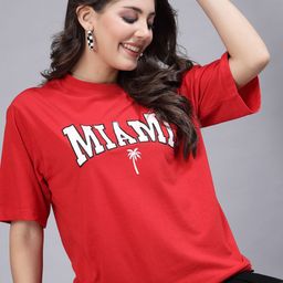 Popster Typography Printed Cotton T-shirt-image-59