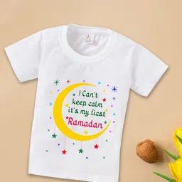 Babywish Kids Relaxed Fit Typography Printed Cotton T-shirt-picture-8