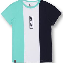 3PIN Boys Colourblocked Cotton T-Shirt-image-62