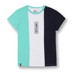 3PIN Boys Colourblocked Cotton T-Shirt-image-63