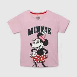 max Girls Round Neck Short Sleeves Humour & Comic Printed Cotton T-shirt-image-22