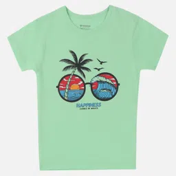 Bodycare Girls Graphic Printed Round Neck Cotton T-shirt-18