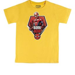 Marvel by Wear Your Mind Boys Yellow Spider-Man Printed T-Shirt-image-17