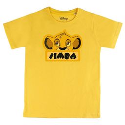 Disney by Wear Your Mind Boys Yellow Simba Printed T-shirt-image-24