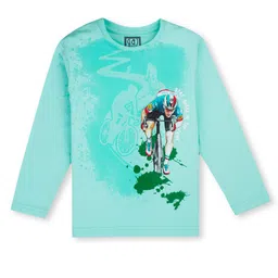 Gini and Jony Boys Graphic Printed Long Sleeves Cotton T-shirt-image-19