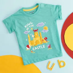Pantaloons Baby Infant Boys Graphic Printed Cotton T-shirt-picture-1
