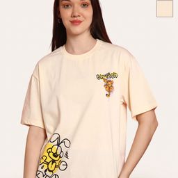 Fabflee Women Typography 2 Printed Applique T-shirt-picture-7