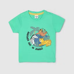 max Boys Graphic Printed Cotton T-shirt-image-91