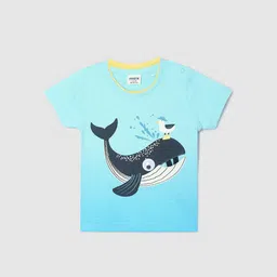 max Boys Graphic Printed Round Neck Cotton Casual T-shirt-image-60