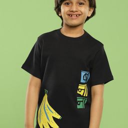 Somersault Boys Banana Printed Round Neck Cotton T-shirt-image-103