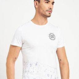 CAMLA Graphic Print Crew -Neck Cotton Causal T-Shirts-image-30