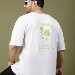 Rigo Typography Printed Oversized Cotton T-shirt-image-60