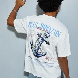 MAX URB_N Men Oversized Back Printed T-shirt-picture-4
