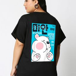 Bewakoof Plus Graphic Printed Cotton T-Shirt-image-101