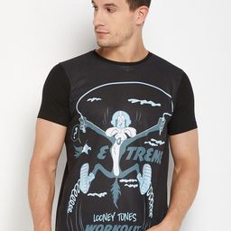 Wear Your Mind Looney Tunes Graphic Printed Cotton T-Shirt-image-43