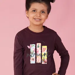 NUSYL Girls Graphic Printed T-shirt-picture-24