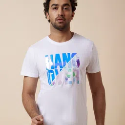 Globus Holographic Print Pure Cotton T-Shirt-image-27