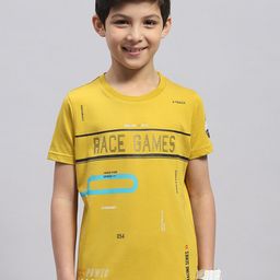 Monte Carlo Boys Summar Typography Printed Round Neck Regular T-shirt-image-20