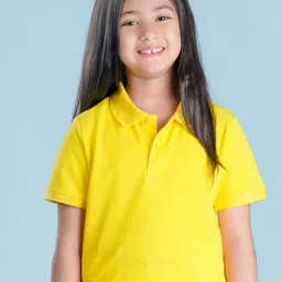 NUSYL Girls Polo Collar T-shirt-image-26