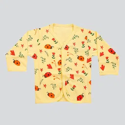 Mojua Infants Printed V-Neck Bio Finish Cotton Jhabla-52