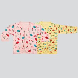 Mojua Infants Kids Pack Of 2 Printed Pure Cotton Jhablas-image-46