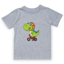 KAVEE Boys Grey Printed Bio Finish T-shirt-image-107