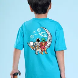 NUSYL Boys Graphic Printed Drop-Shoulder Sleeves Oversized T-shirt-picture-36