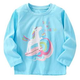 StyleCast Girls High Neck Applique T-shirt-image-47