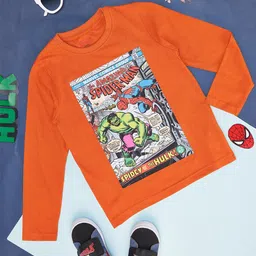 Pantaloons Junior Boys Superman Printed Cotton T-shirt-44