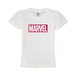 Wear Your Mind Girls Marvel Printed Pure Cotton T-shirt-picture-38