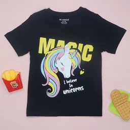 BE AWARA Kids Graphic Printed Cotton T-shirt-picture-55