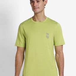 Wildcraft Men Lime Green T-shirt-picture-1