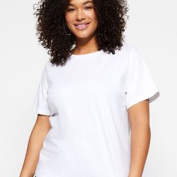 Trendyol Plus Size Round Neck Pure Cotton T-shirt-image-33