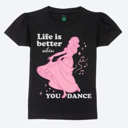 YK Disney Girls Disney Princess Printed Pure Cotton T-shirt-image-88