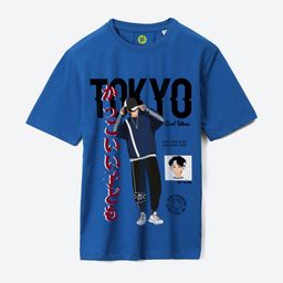 YK Boys Typography Printed Pure Cotton Oversized Fit Casual T-shirt-image-73