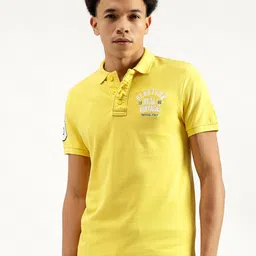 United Colors of Benetton Printed Polo Collar Short Sleeves Pure Cotton T-shirt-image-38