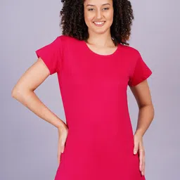 Breezly Extended Sleeves Pure Cotton Raw Edge T-shirt-image-20