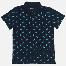 Bodycare Boys Printed Polo Collar Cotton T-shirt-picture-37